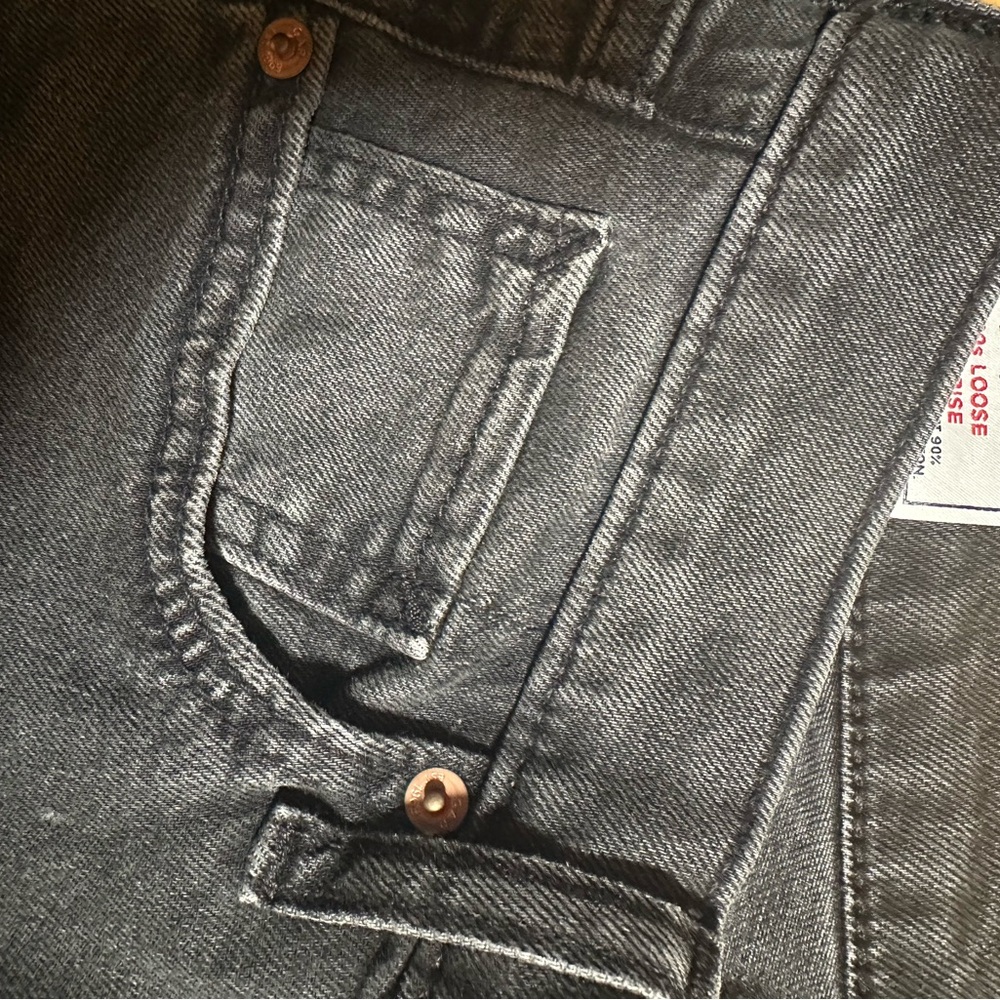 GAP Black 90’s loose mid rise jeans - Picture 7 of 8
